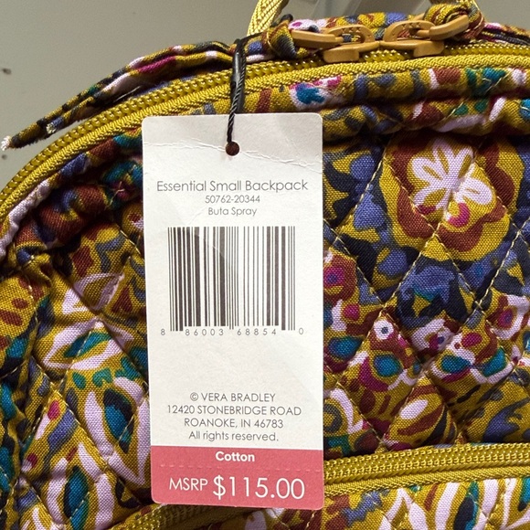 Vera Bradley Multicolor Paisley Backpack - Picture 2 of 10